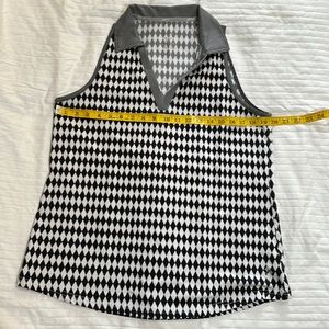 EUC Jofit sleeveless v neck polo